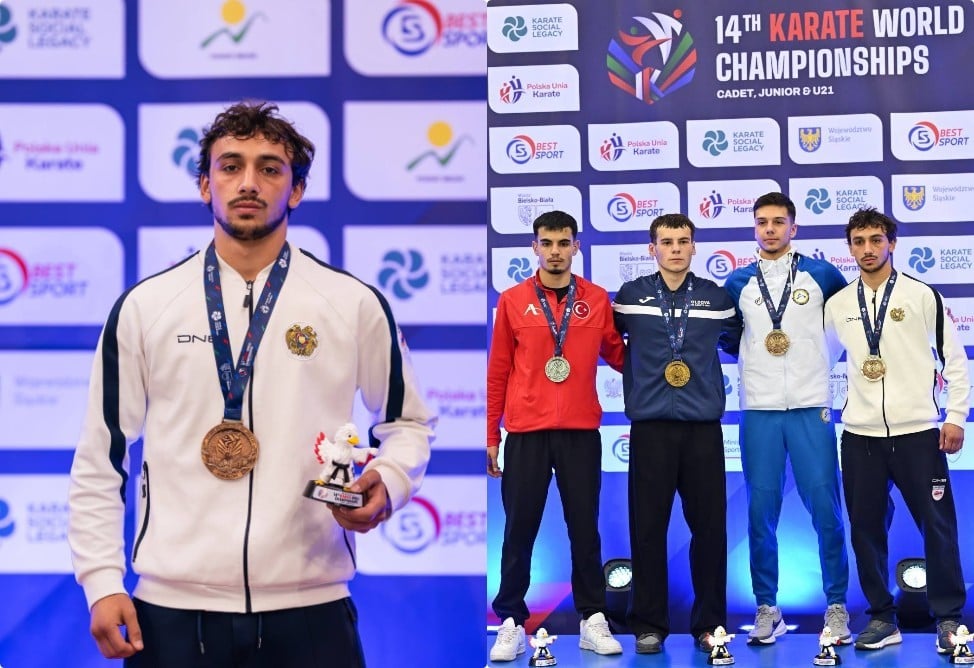 Армянский каратист завоевал «бронзу» на чемпионате мира U21 в Польше  