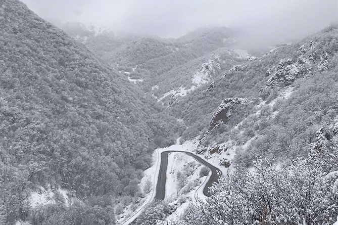 дорога, трасса, повороты, Дилижан, сне дорога, трасса, повороты, Дилижан, сне