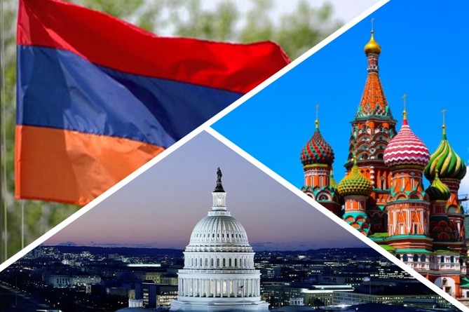 Большинство опрошенных жителей Армении считают Россию и США самыми важными партнерами, а Азербайджан - главной угрозой
