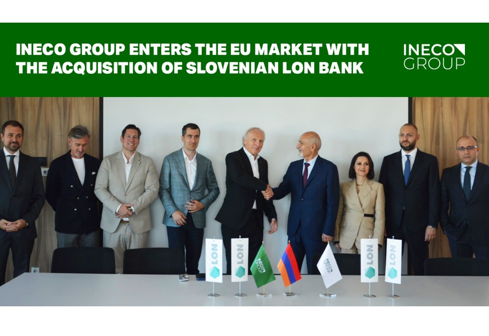 Ineco Group выходит на банковский рынок ЕС, приобретая контрольный пакет акций словенского банка LON 