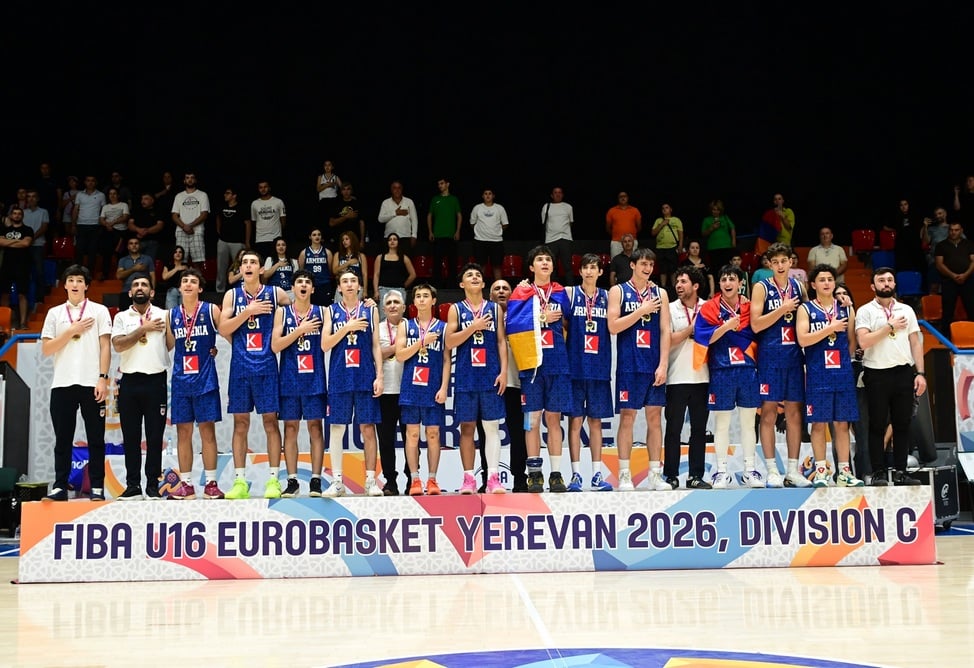Армения представлена пятью сборными на турнирах FIBA Europe в 2026 году
