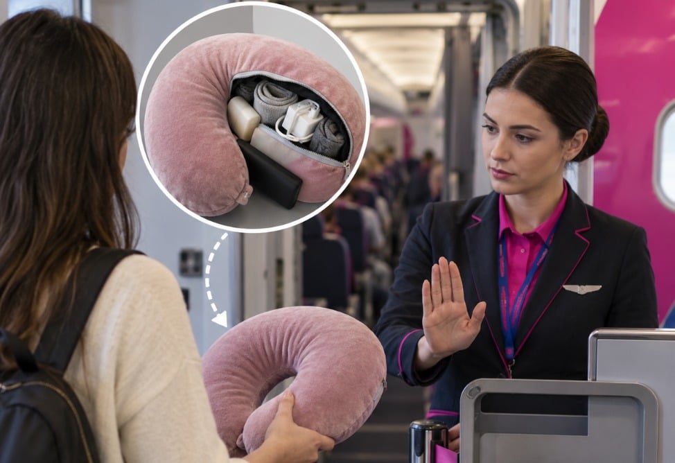 В Wizz Air объяснили, почему подушку для шеи нельзя провозить сверх нормы ручной клади