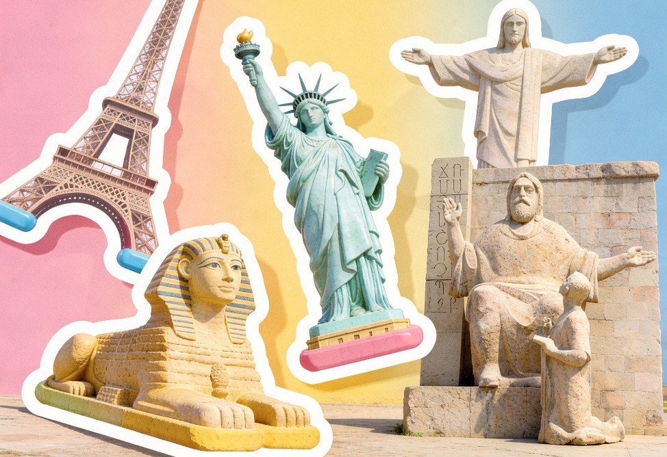 КВИЗ: армянские и мировые памятники — угадай памятник по фрагментам