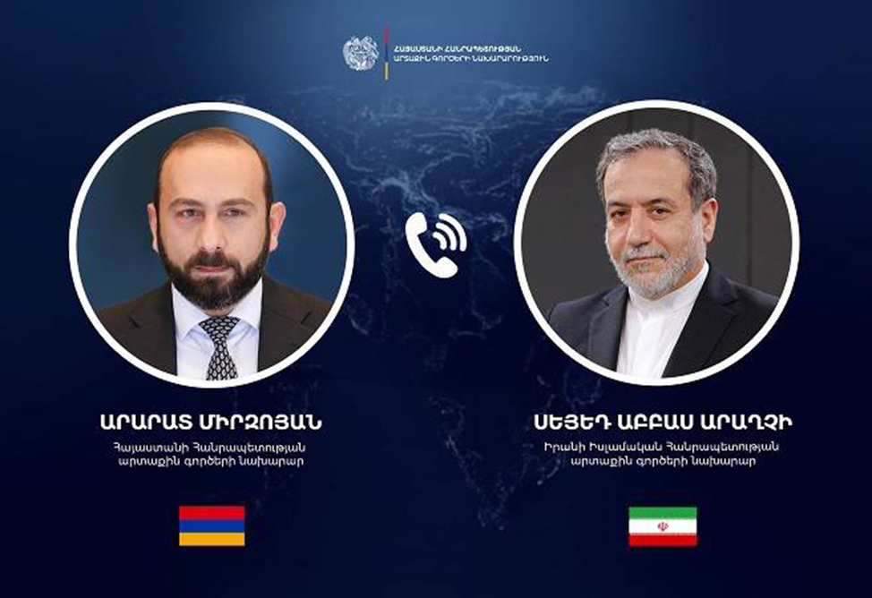 Главы МИД Армении и Ирана обсудили реализацию двусторонних договоренностей