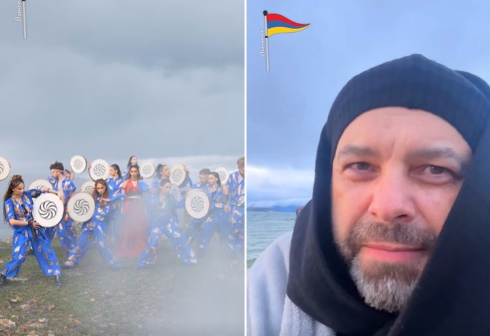 Максим Фадеев показал съемки клипа на песню «Армения» на берегу Севана (ВИДЕО)