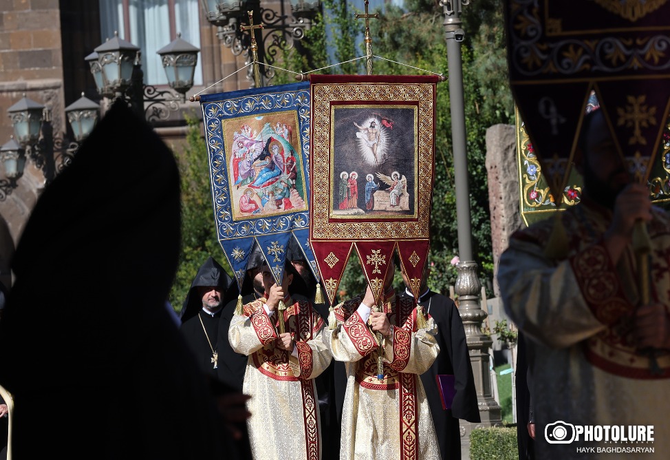 Церемония переосвящения главного собора Первопрестольного Святого Эчмиадзина-3