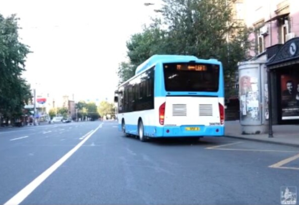 Пассажир избил водителя маршрутного автобуса в Ереване