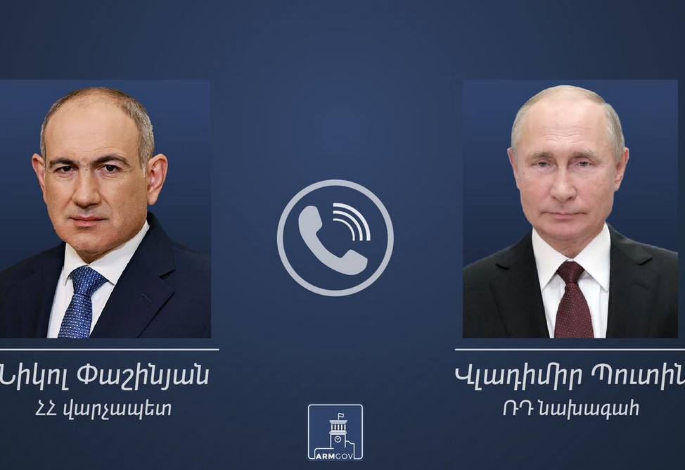 Пашинян и Путин обсудили текущие вопросы двусторонней и многосторонней повестки