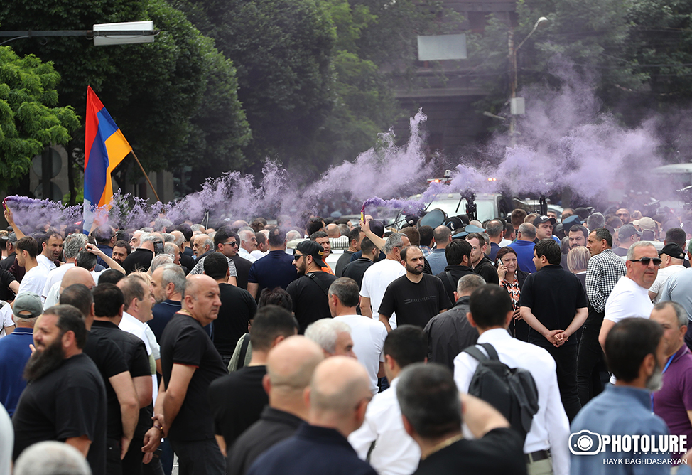 Акции протеста в Ереване-4