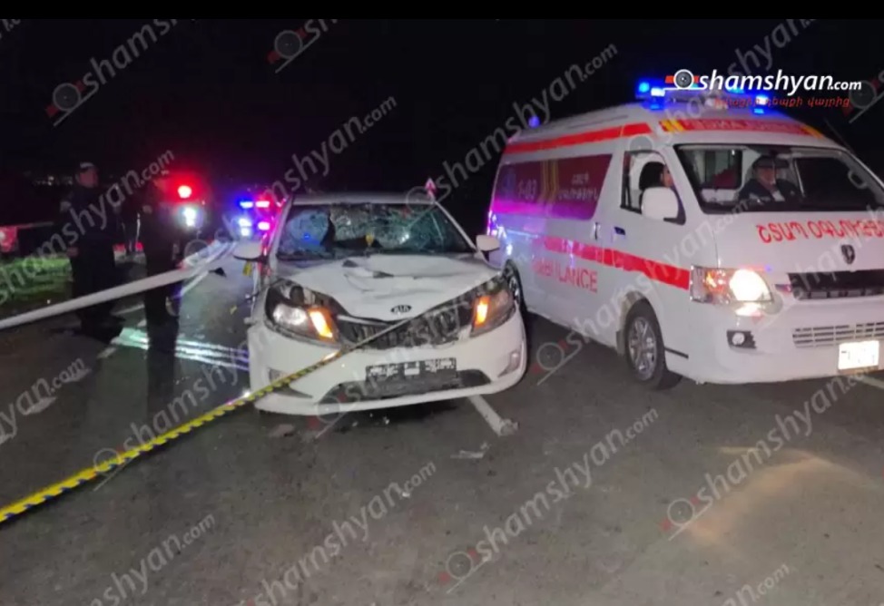 Ողբերգական վրաերթ՝ Արագածոտնում․ 47–ամյա տղամարդւ կյանքը փրկել չի հաջողվել