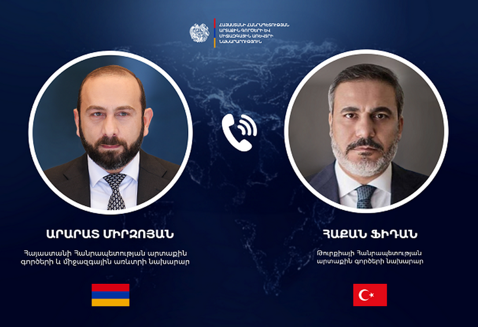  Мирзоян и Фидан обсудили армяно-турецкое взаимодействие и региональное сотрудничество  