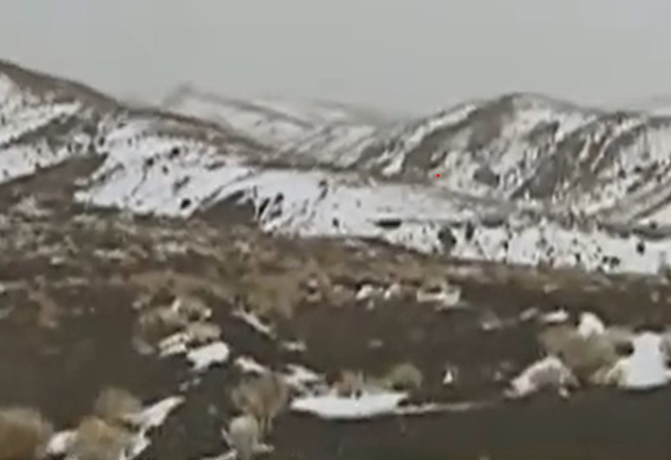 Снег выпал в самой сухой пустыне в мире