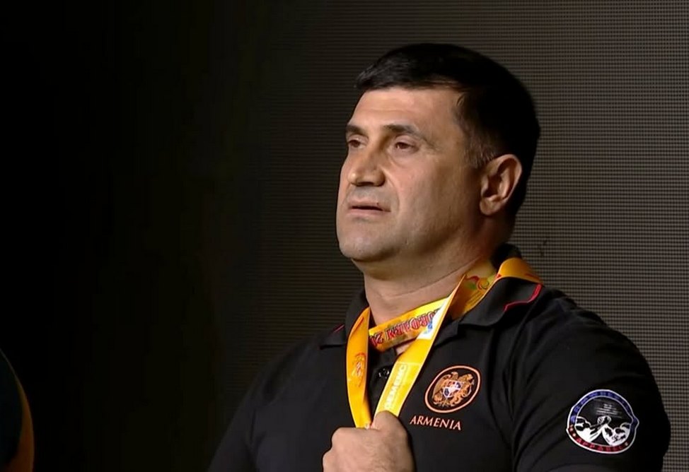 Саргис Степанян в шестой раз стал чемпионом Европы по пара-армрестлингу (ВИДЕО)