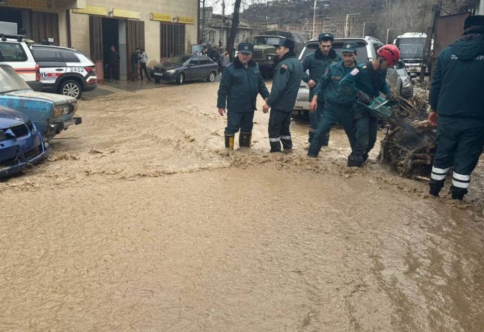 Из-за обильных осадков в Сюнике и Тавуше вновь повысился уровень рек