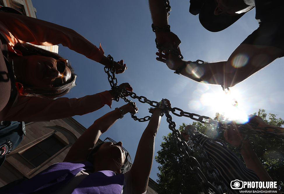 Акции протеста в Ереване-1